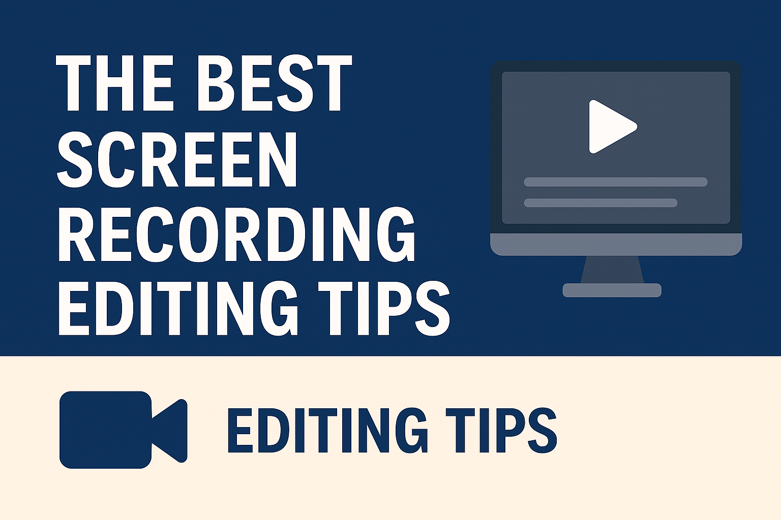 Editing a screen recording with annotations and captions for an online course